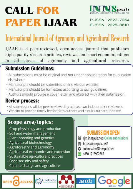 submit your paper to IJAAR
