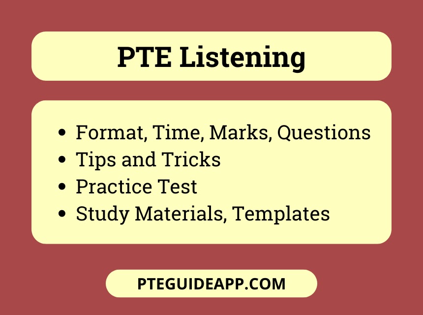 PTE_Listening_Section_Format_Time_Marks_Tips_Tricks