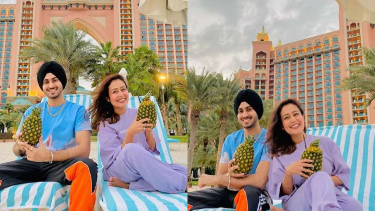 In Pic of the day: Neha Kakkar gives a glimpse of a romantic honeymoon with husband Rohanpreet Singh in Dubai