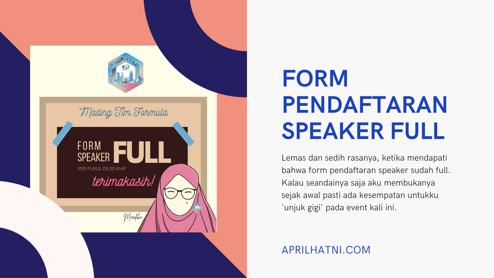 form pendaftaran speaker