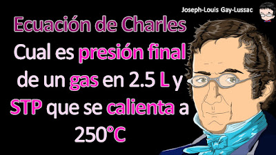 La temperatura de 2.5 L de un gas, inicialmente a TPE, se eleva a 250°C a volumen constante. Calcule la presión final del gas en atm.