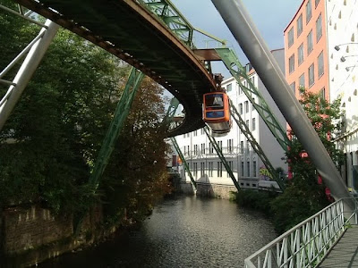 Hanging Trains in Germany