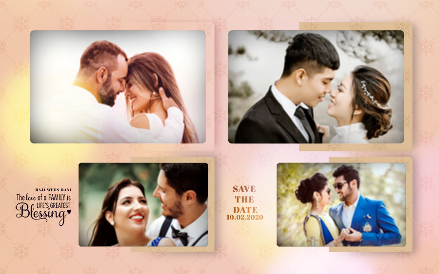 Wedding Album 18x24 Cover Design PSD