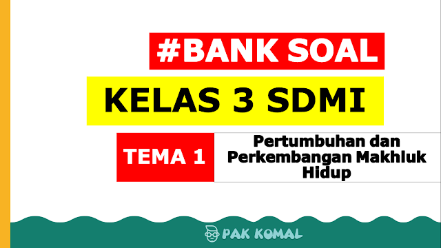 download soal tematik kelas 3  tema 1 dilengkapi kunci jawaban semester 1