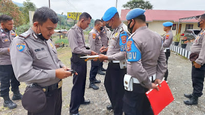 Seksi Propam Polres Padang Panjang Gelar Penegakan Ketertiban dan Disiplin di Polsek Jajaran