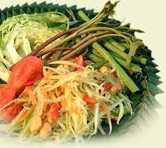 ส้มตำ Som Tum Papaya Salad