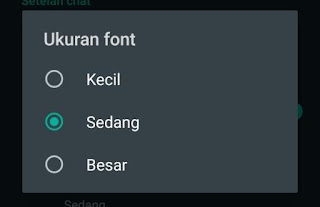 Cara Mengatur Font di Whatsapp