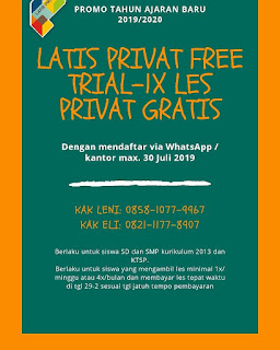 free trial latis privat, les privat gratis, les privat hemat