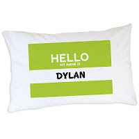 Psychobaby Hello My Name is Personalized Pillowcase