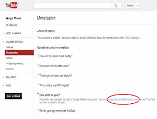 How to get AdSense for YouTube Account