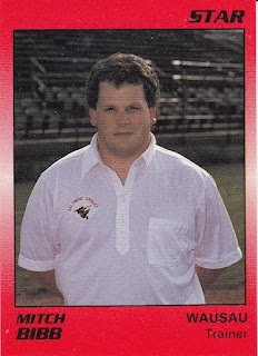 Mitch Bibb 1990 Wausau Timbers card