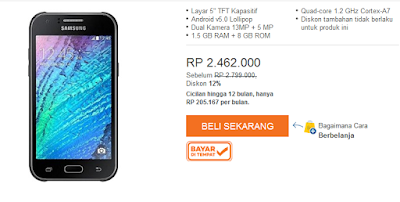 Samsung Galaxy J5 Dual SIM - 8 GB - Hitam | Lazada Indonesia