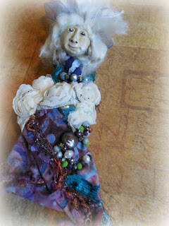 Grandmother's Wisdom a Miniature Folk Art Spirit Doll 