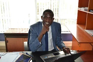 Dr. Ouma Olunga the Sec. General KMPDU in his office at KNH. PHOTO | Courtesy FB page