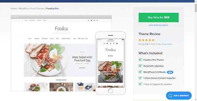 Foodica Pro Theme