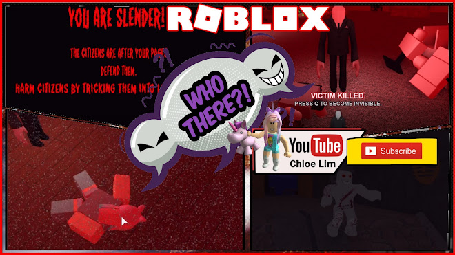 I WAS SLENDER TWICE! Roblox Stop it Slender! 2