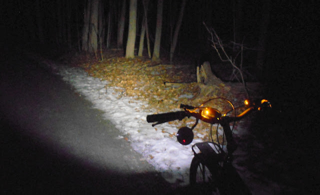 Winter in Vermont can often provide a bike rider with snow-free bike paths.