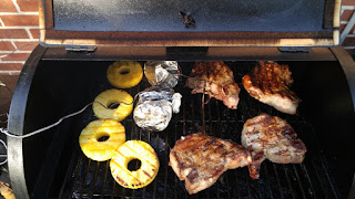 Iowa Chops on the Traeger