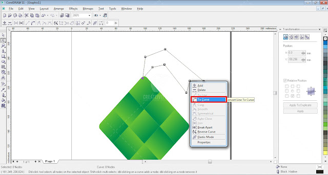  Tutorial Membuat Gambar Ketupat with Corel DRAW