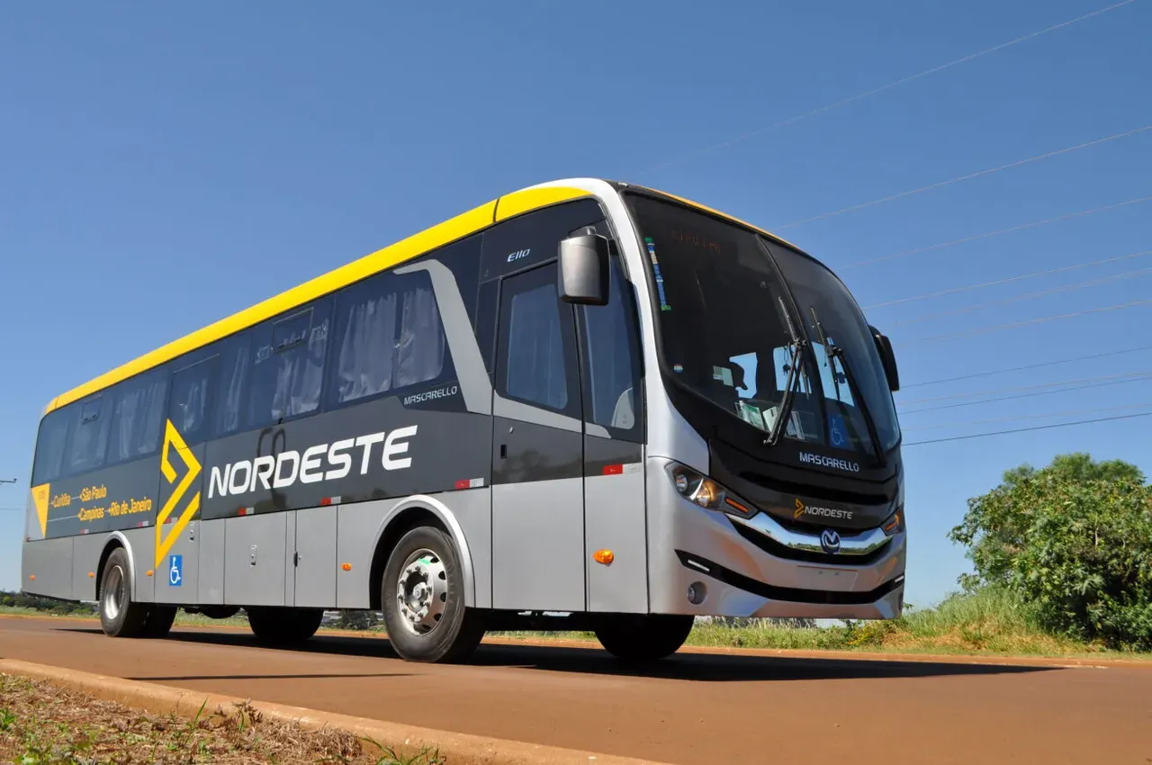 Onibus para transporte de passageiro