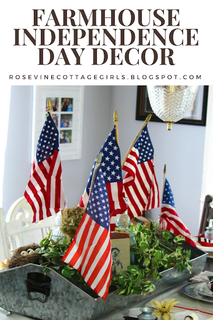 #4thofjuly #farmhouse #decorating #Independencedaydecorations #4thofjulydecor #farmhouse4thofjuly #interiordecorating #redwhiteandblue #america