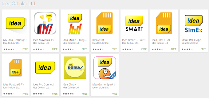 Idea Mobile Apps Collection [Latest & New]