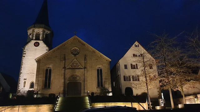 Neckarwestheim Kirche St. Gregor.