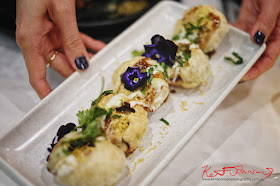 Delicate and delicious, Dahi Poori Chaart, entree at Spice Theory. Photography by Kent Johnson for Street Fashion Sydney.