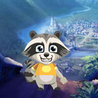 Play BIG Escape Halloween Raccoon Escape