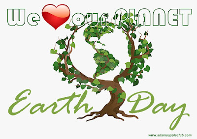 Earth Day 2024 Planet vs. Plastics we love our planet Adams Apple Club Chiang Mai