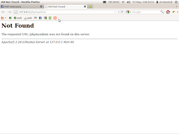 [error] PhpMy Admin Tidak Tampil dibrowser Di Linux Ubuntu 