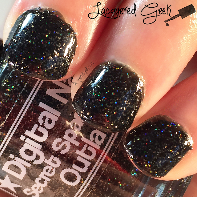 Digital Nails Secret Space Outlaw nail polish swatch and review by Lacquered Geek