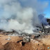 San Ignacio: por el fuego de un asado se les prendió fuego la casa de madera