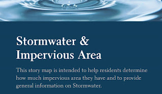 Stormwater property specific impervious surface website portal