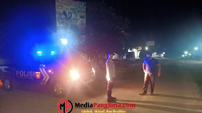 Antisipasi Tindak Kejahatan, Polsek Lambu Kibang Polres Tubaba, Laksanakan Patroli Dialogis di Daerah Rawan C3 .