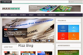 Mag News Free Premium Blogger Template