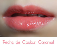 rouge à lèvres de couleur caramel