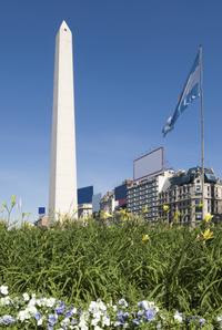 Obelisk In Buenos Aires Argentina 