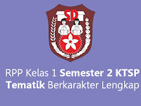 RPP Kelas 1 Semester 2 KTSP Tematik Berkarakter Lengkap