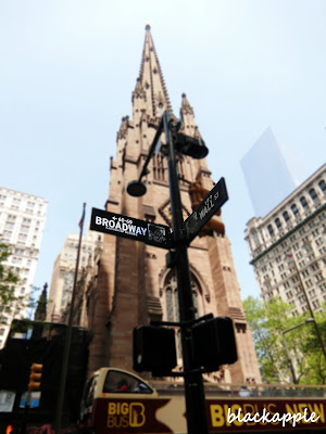 Trinity Church on Broadway Street NYC