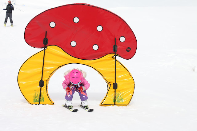 Pia trenująca slalom, stok Gudauri, Gudauri ski