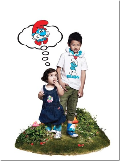 Boy Smurf Print Tee - HKD 89-99 & Baby Girl Print Dress - HKD 259