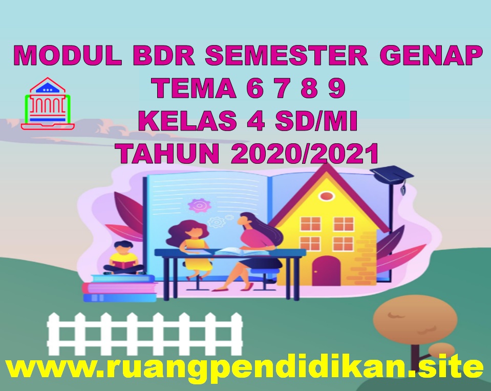 Modul BDR Tema 6 7 8 9 Kelas 4 SD/MI