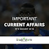 Important Current Affairs 9th August