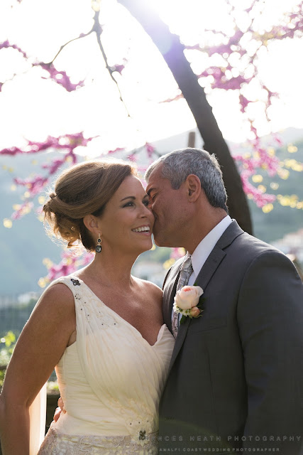 Wedding portrait at Villa Eva in Ravello