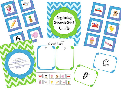 http://www.teacherspayteachers.com/Product/Beginning-Sounds-C-or-P-Sort-552266