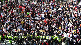 Photo of lots of people at the Hikoi