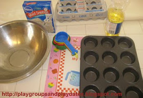 Playgroups playdates little chefs rainbow cupcakes cooking with kids