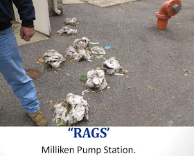 from an April 2013 DPW presentation on pumps stuck with non-flushable swipes