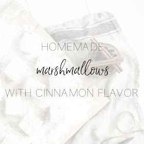 Homemade Cinnamon Marshmallows |  Simple ingredients and a bit of patience make a delicious homemade treat | personallyandrea.com